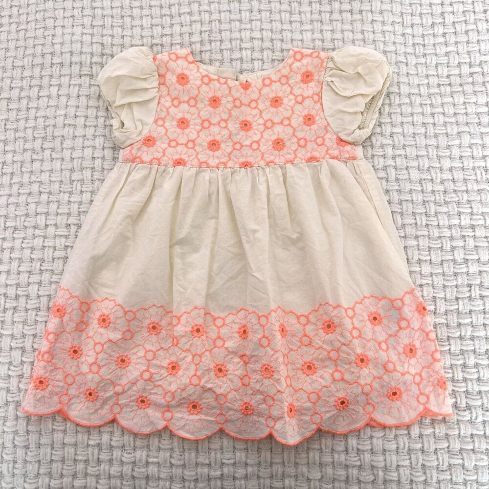 Baby Boden Floral Eyelet Dress